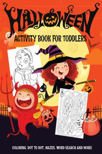 Halloween Activity Book for Toddlers