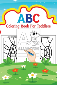 ABC Coloring Book For Toddlers