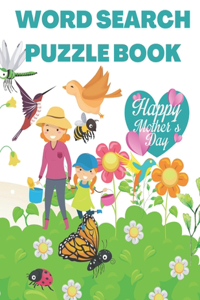 Word Search Puzzle Book, Happy Mother's Day