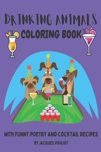 Drinking Animals Coloring Book