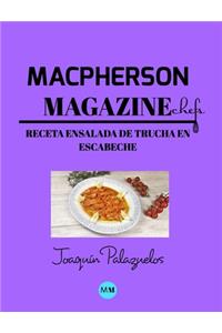 Macpherson Magazine Chef's - Receta Ensalada de trucha en escabeche