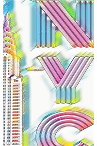Rainbow ICONIC Chrysler Building Writing Drawing Journal