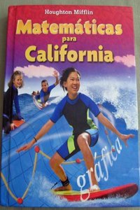 Houghton Mifflin Math Spanish California: Student Edition Level 6 2009