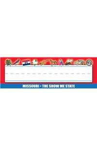 Missouri Nameplates - Pack of 36
