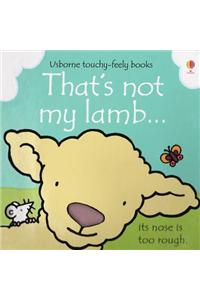 That's Not My Lamb...