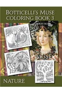 Botticelli's Muse Coloring Book 3