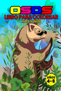 Osos Libro para Colorear para Niños Años 4-8