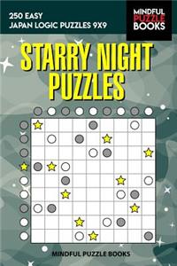 Starry Night Puzzles: 250 Easy Japan Logic Puzzles 9x9