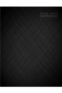 Black Paper Notebook Dot Grid