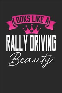 Looks Like a Rally Driving Beauty: 6x9 inches checkered notebook, 120 Pages, Composition Book and Journal, perfect gift idea for girls like your daughter, sister or girlfriend who lov