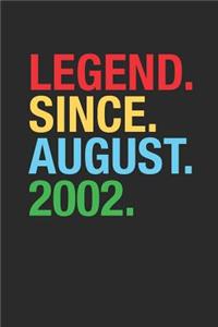 Legend Since August 2002
