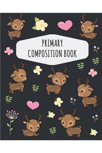 Deer Primary Composition Book