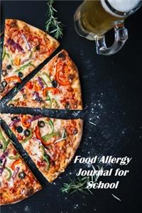 Food Allergy Journal for School