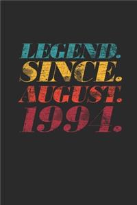 Legend Since August 1994