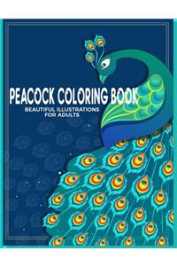 Peacock Coloring Book Beautiful Illustrations For Adults