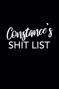 Constance's Shit List