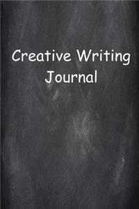 Creative Writing Journal Chalkboard Design Lined Journal Pages