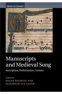 Manuscripts and Medieval Song