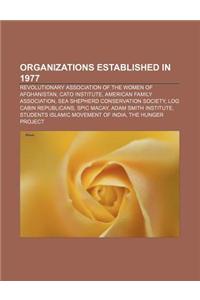 Organizations Established in 1977