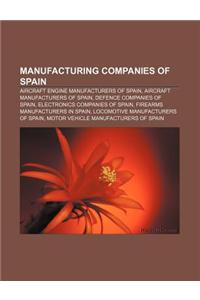 Manufacturing Companies of Spain