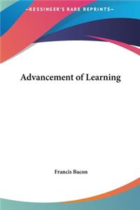 Advancement of Learning