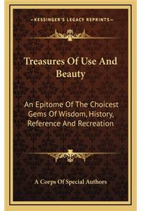 Treasures Of Use And Beauty