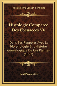 Histologie Comparee Des Ebenacees V6