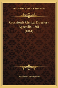 Crockford's Clerical Directory Appendix, 1861 (1861)