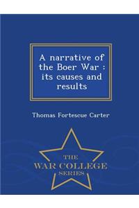 Narrative of the Boer War