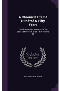 Chronicle Of One Hundred & Fifty Years