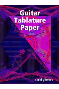 Guitar Tablature Paper