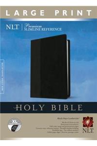 NLT Premium Slimline Reference Large Print, Indexed