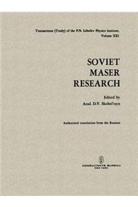 Soviet Maser Research