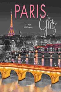 PARIS GLITZ 2019 MINI WALL CALENDAR