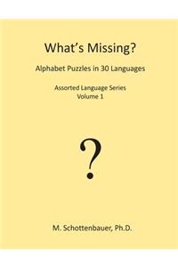 What's Missing? Alphabet Puzzles in 30 Languages