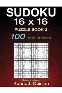 SUDOKU 16 x 16 Puzzle Book 3