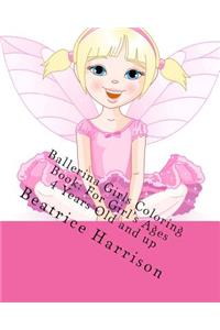 Ballerina Girls Coloring Book
