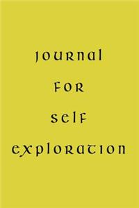 Journal For Self Exploration