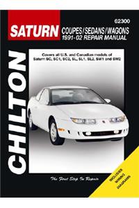 Saturn S-Series Coupes/Sedans/Wagons 1991-2002 Repair Manual