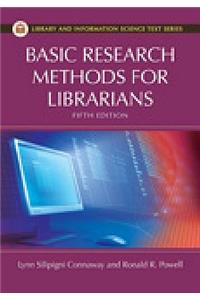 Basic Research Methods for Librarians, 5th Edition