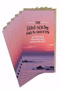 6-Pack Em & Friends Brand New Day Card