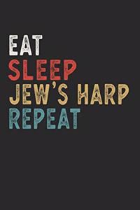 Eat Sleep Jew's harp Repeat Funny Musical Instrument Gift Idea