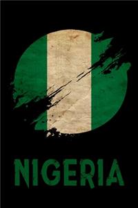 Nigeria Flaggen Notizbuch