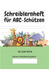 Schreiblernheft für ABC-Schützen