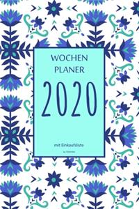 Wochenplaner 2020 mit Einkaufsliste