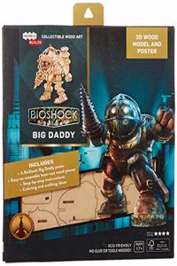 IncrediBuilds: BioShock: Big Daddy 3D Wood Model and Poster