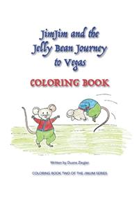 JimJim and the Jelly Bean Journey to Vegas COLORING BOOK