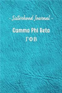 Sisterhood Journal Gamma Phi Beta