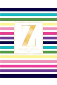 Weekly & Monthly Planner 2020 Z