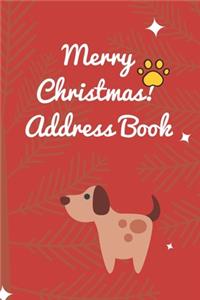 Merry Christmas Address Book